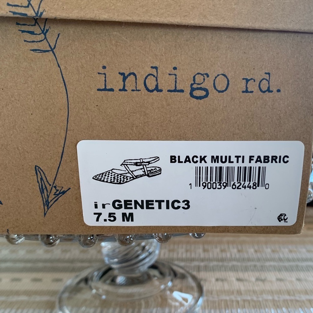🎉HP‼️💥Indigo Rd Black & White Gingham flats - Size 7.5✨✨✨ - Picture 11 of 12